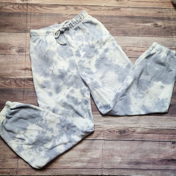 SOLD Aeropostle Blue Tie-Dye Baggy High-Rise Cinched Sweatpants - Picture 2 of 7